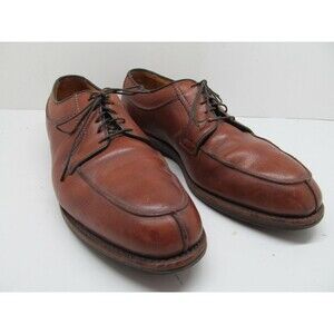 Allen Edmonds Stockbridge Brown Leather Split Toe Derbys  Mens Size 11 D